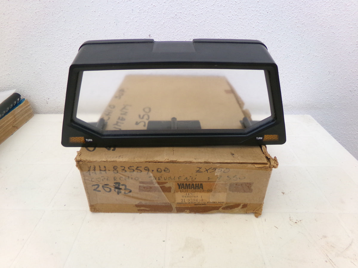 Per moto yamaha xz 550 xz550 coperchio struemntazione plaxiglass cruscotto cover dashboard meter 11h-83559-00