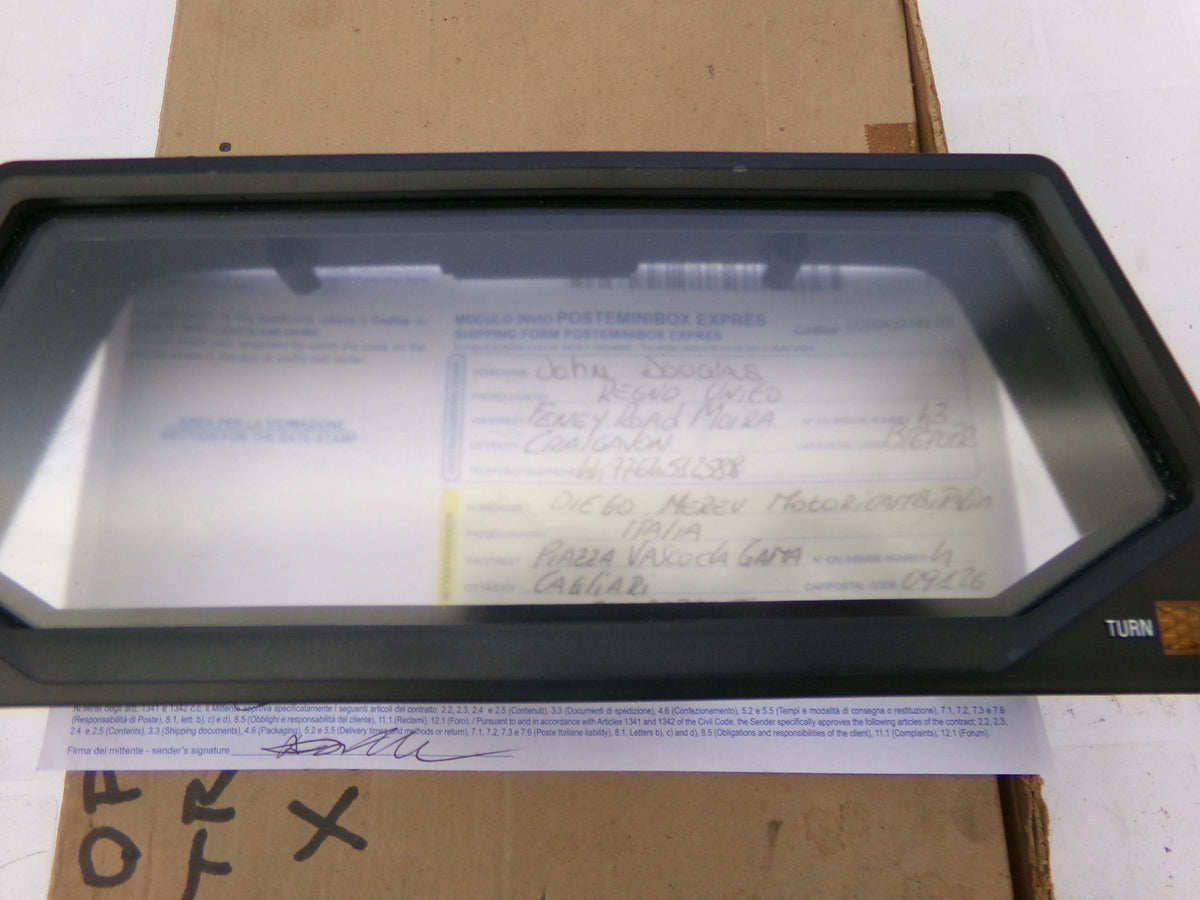 Per moto yamaha xz 550 xz550 coperchio struemntazione plaxiglass cruscotto cover dashboard meter 11h-83559-00