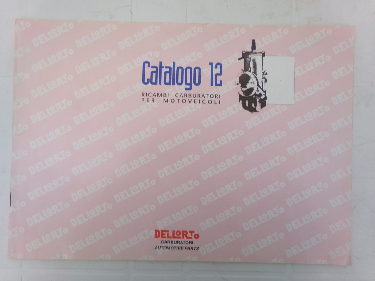 per dellorto motocicli ciclomotori scooter catalogo 12 ricambi carburatore spare part carburetor motorcycle 1997