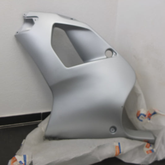 Aprilia rs 50 8239383 rs50 moto carena fianco sinistro grigio silver grey 1997 motorcycle side panel fairing left