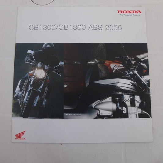 Per Honda cbr 1300 abs 2005 depliant moto pubblicita catalogo informazioni