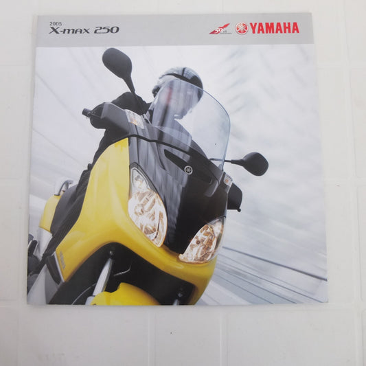 per yamaha x max 250 2005 catalogo brochure depliant italiano