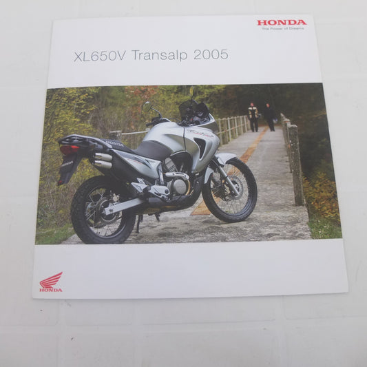 Per Honda xlv 650 v transalp depliant moto pubblicita catalogo informazioni