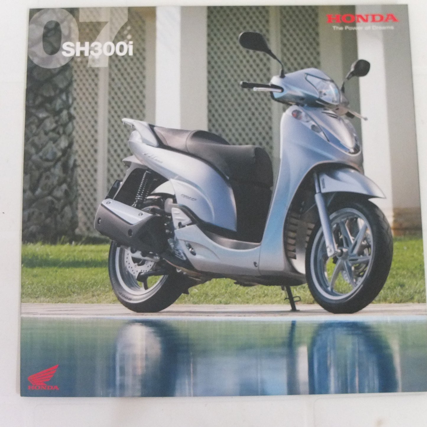 Honda sh 300 i.e scooter 2007 depliant  pubblicita catalogo informazioni italiano