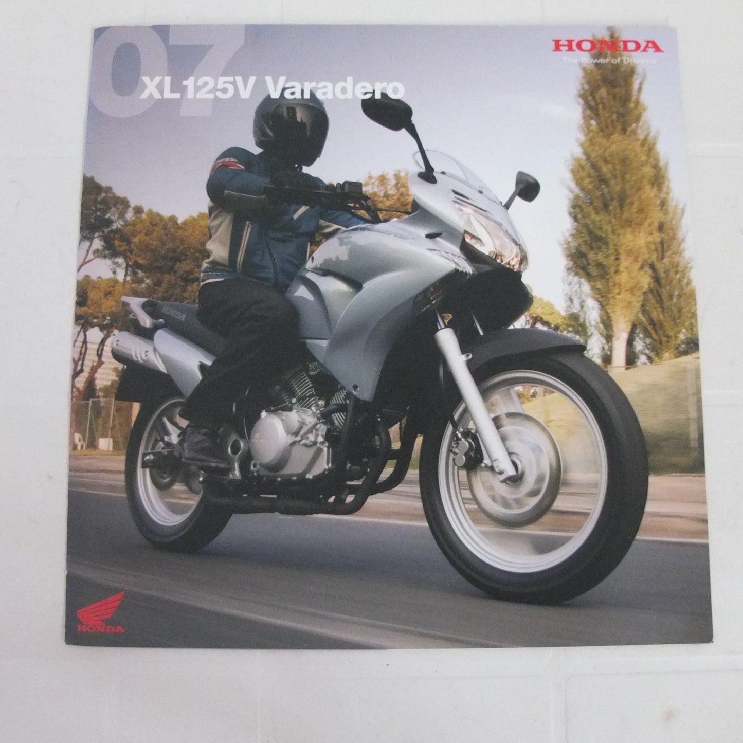 Honda xl 125 v varadero depliant moto pubblicita catalogo informazioni