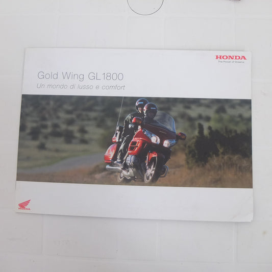 per honda gl 1800 gold wing  depliant scooter  pubblicita catalogo brochure