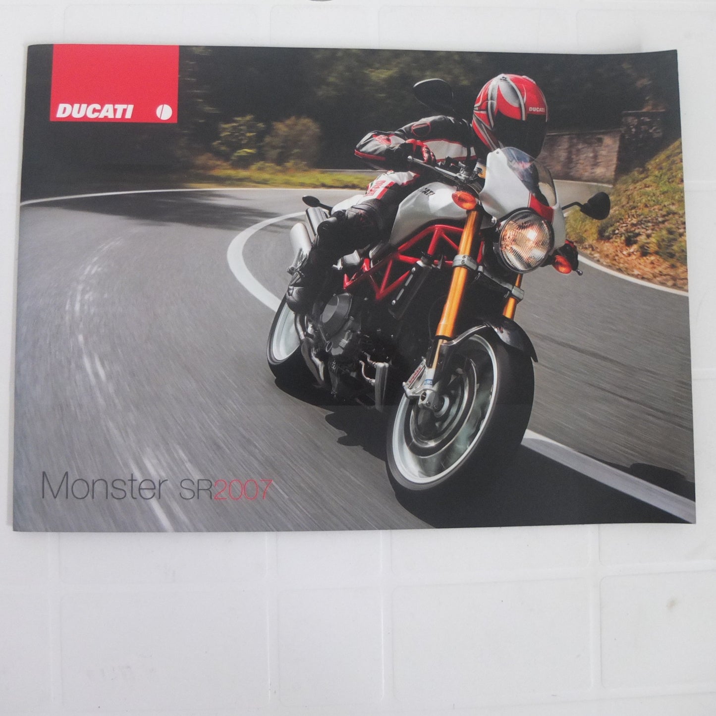 Ducati Monster sr 2007 gamma moto opuscolo catalogo brochure depliant pubblicità