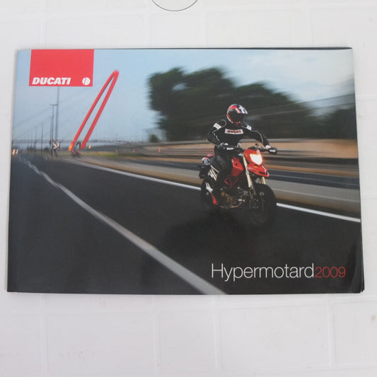 Per Ducati 1100 Hypermotard 2009  gamma moto opuscolo catalogo brochure depliant pubblicità