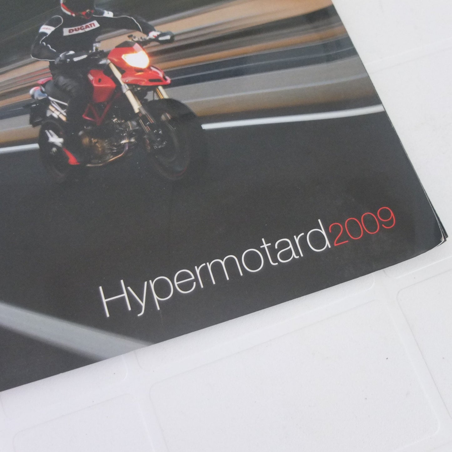 Per Ducati 1100 Hypermotard 2009  gamma moto opuscolo catalogo brochure depliant pubblicità