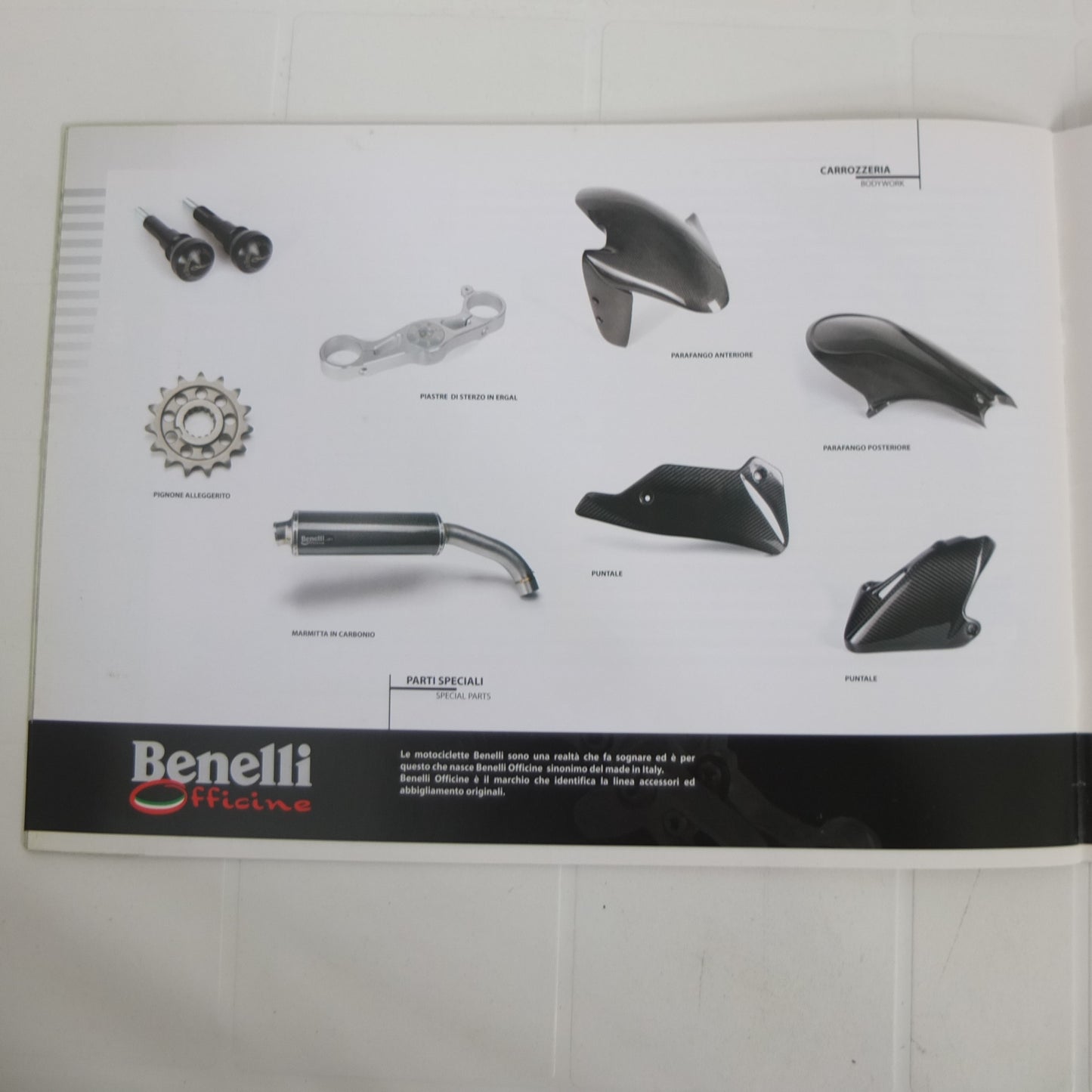 Benelli Tnt Tornado 2008 moto opuscolo catalogo brochure depliant pubblicità