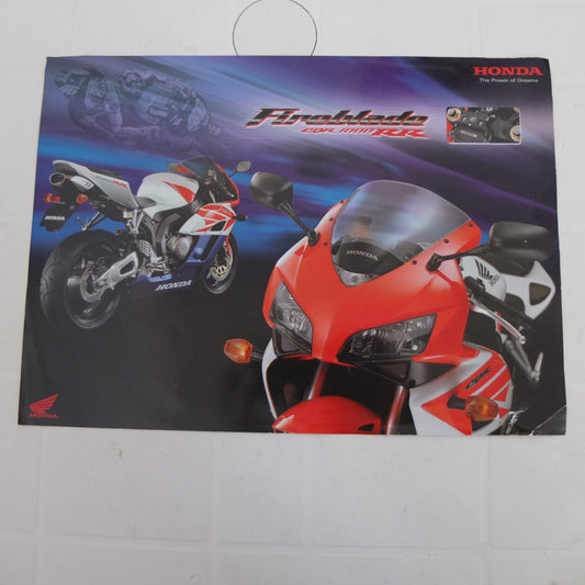 per moto honda cbr 1000 rr fireblade pubblicita depliant brochure