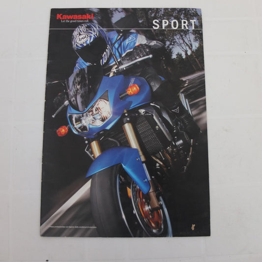 Per Kawasaki sport z1000 z 750 er 5  moto serie sport opuscolo catalogo brochure depliant pubblicità