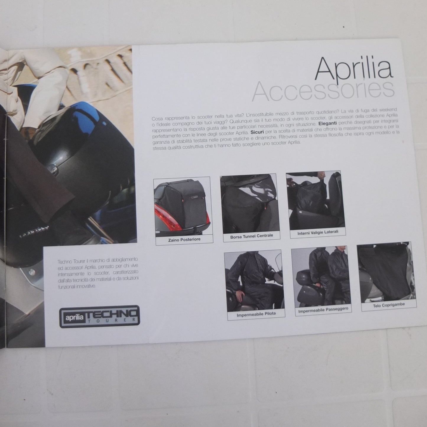 per aprilia scarabeo 50 100 125 250 500 leonardo atlantic sr50 catalogo accessori depliant