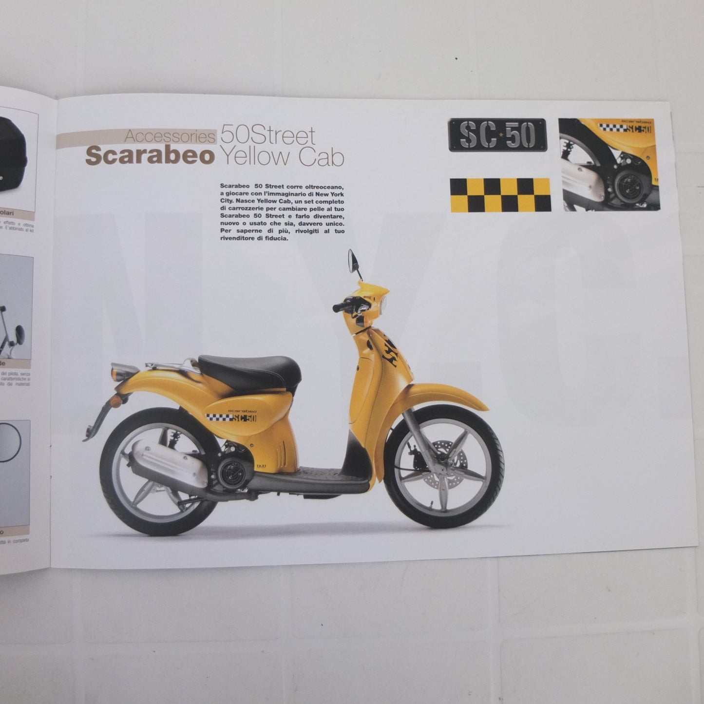 per aprilia scarabeo 50 100 125 250 500 leonardo atlantic sr50 catalogo accessori depliant