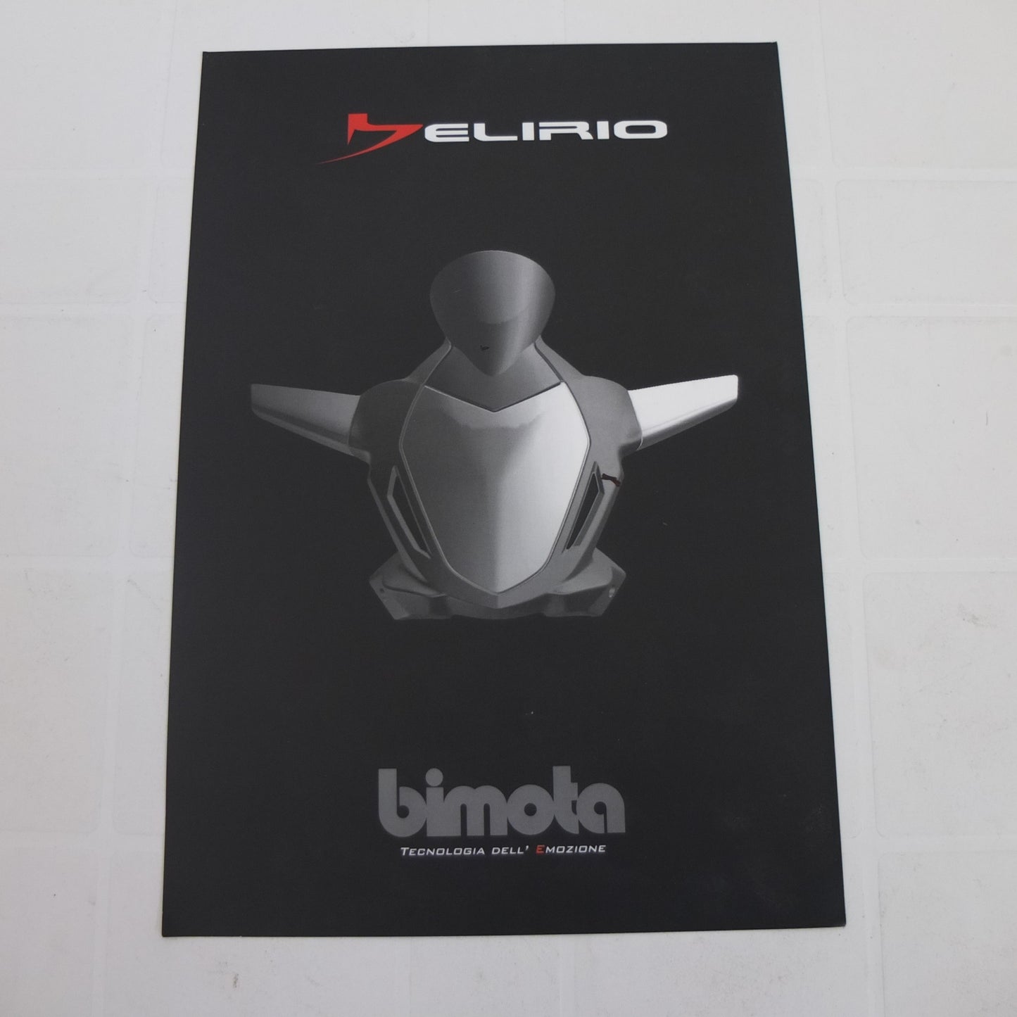 per bimota delirio moto opuscolo catalogo brochure depliant pubblicita