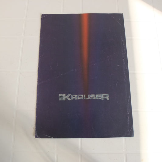 per krauser k2 valigie moto opuscolo catalogo brochure depliant pubblicita