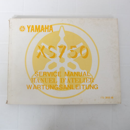 per yamaha xs750 1976 manuale officina service manual manuel d atelier wartungsanleitung