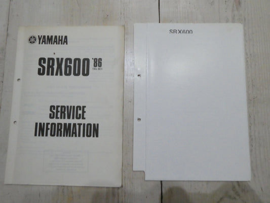 Per Yamaha moto srx 600 86 1lx  moto manuale servizio officina service information motorcycle