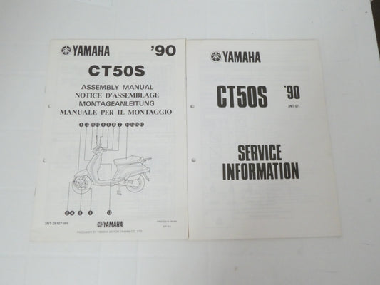Per Yamaha ct 50 S 1990 3NT manuale servizio informazioni manutenzione officina service information scooter