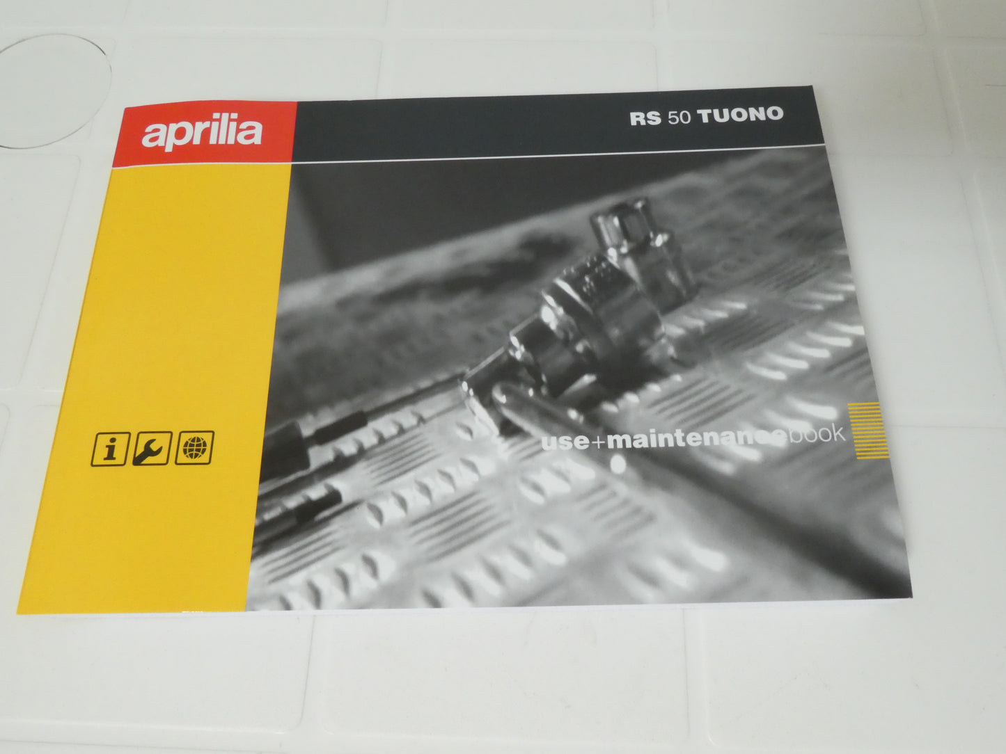 per Aprilia rs 50 tuono libretto manuale uso manutenzione del proprietario moto usage et entretien betriebsanleitung 8202371