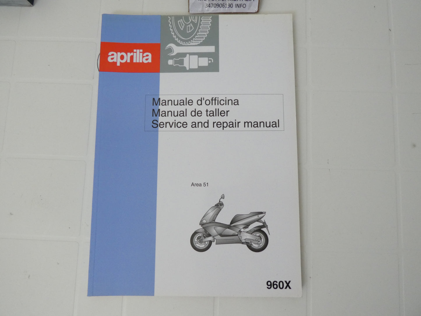 per Aprilia Aera 51 manuale d'officina manual de taller service and repair manual scooter  960x