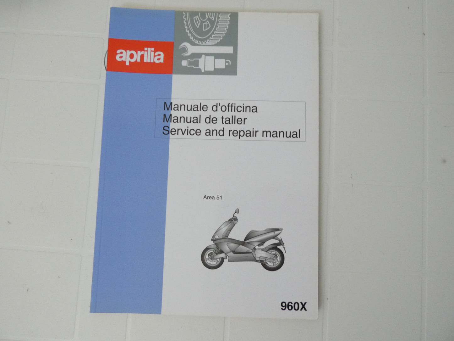 per Aprilia Aera 51 manuale d'officina manual de taller service and repair manual scooter  960x