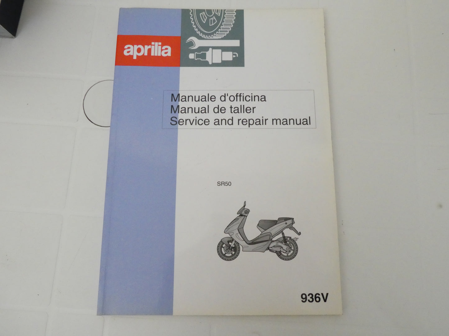 Per Aprilia sr 50 manuale officina service repair manual manual de taller scooter 936V