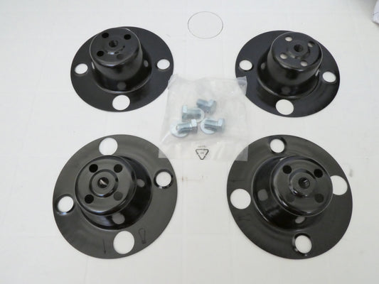 per peugeot 307 407 set borchie ruota cerchio coperture coprimozzo hub cover 4 fori 9607k4