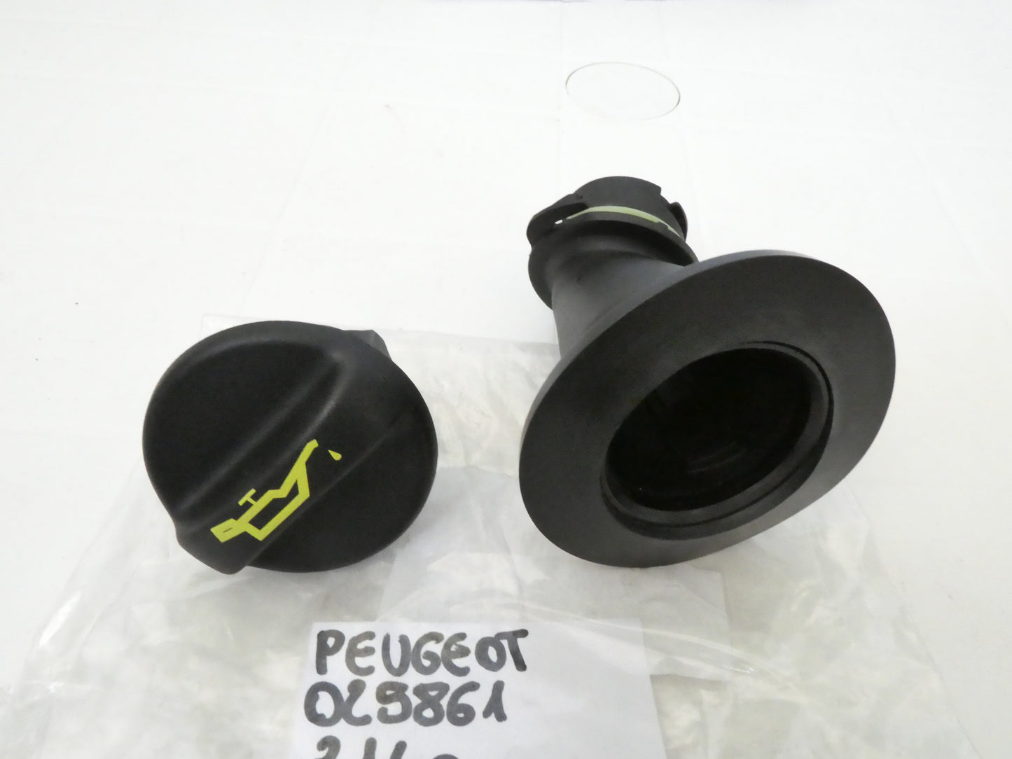 per citroen peugeot tappo serbatoio olio motore oil tank cap engine 025861