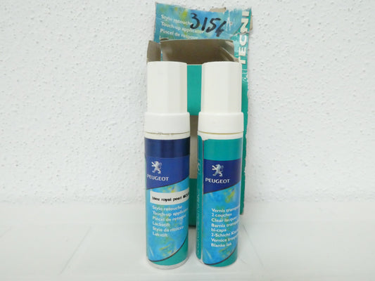 Per peugeot auto ritocco vernice vernicetta carrozzeria stilo da ritocco pincel de retoque bleau royal pearl molm