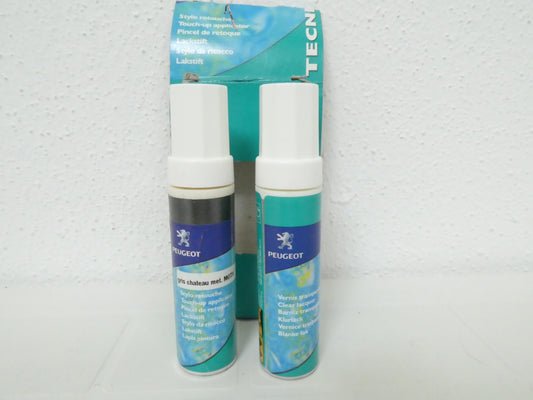 Per peugeot auto ritocco vernice stilo touch up applicator gris chateau mettallizzato moth