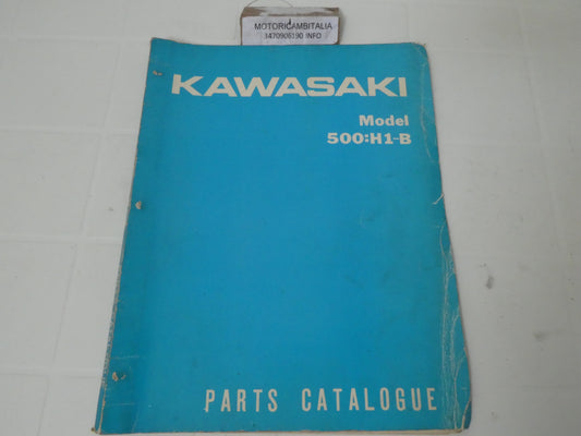 Per Kawasaki 500 H1 - B moto parti schema parti manuale ricambio motore telaio parts catalogue