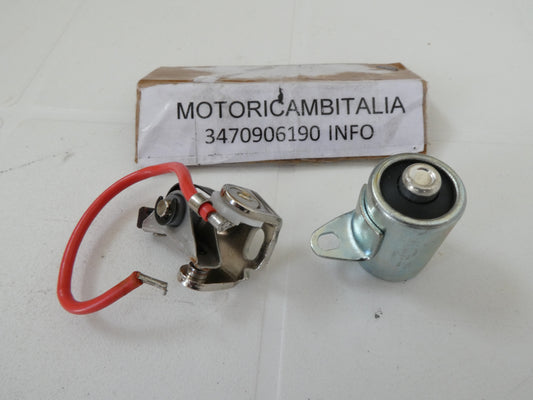 Per Lambretta innocenti puntine contatti accensione volano kit contact point condensatore condenser per Motoplat