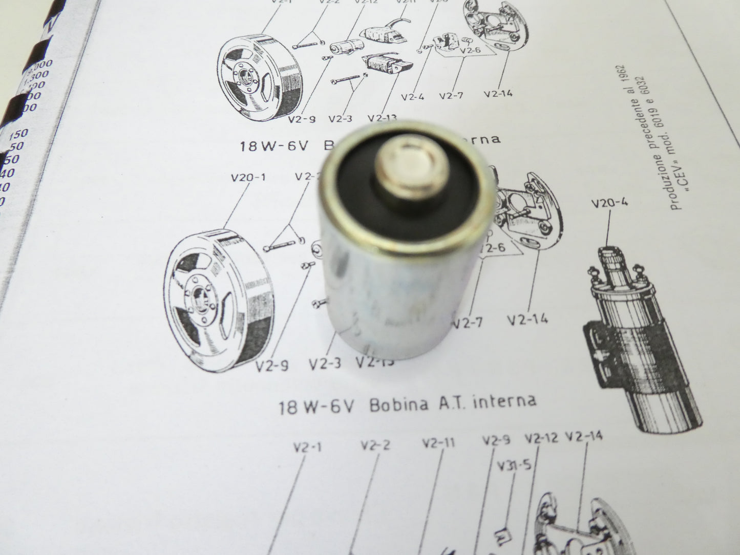 Copia del Condensatore accensione condenser Kondenser per Bosch NSU Quick 50 1962 1963