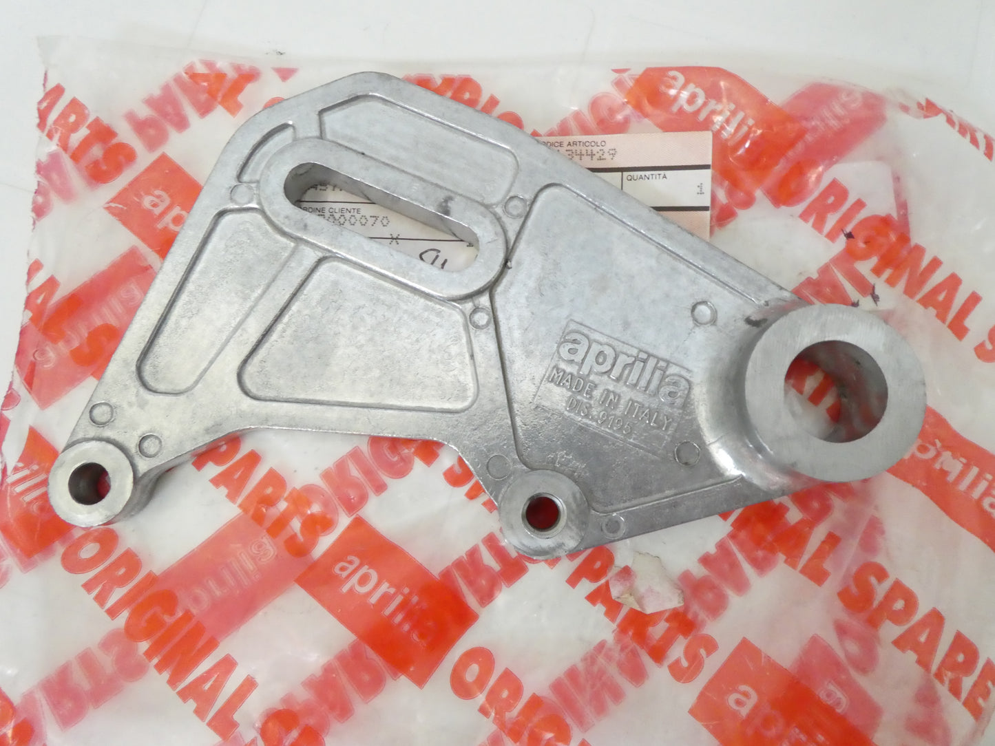 Per Aprilia rs 125 moto staffa piastra supporto pinza posteriore bracket plate brake 8134429