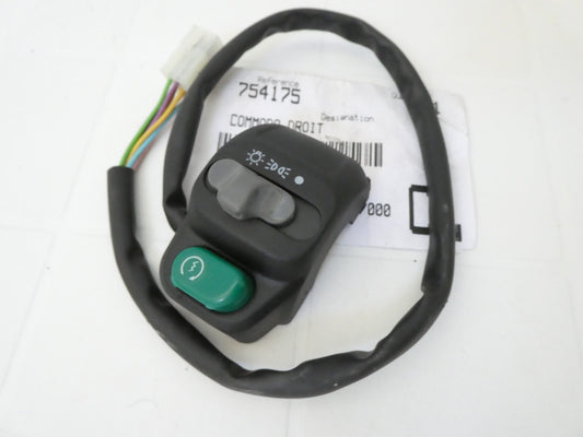 Per Peugeot elyseo 125 150 comando luci blocchetto manubrio 754175 switch light