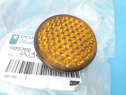 per Peugeot A05708 catadiottro laterale fianco carena scooter 50 Blaster Ludix reflector