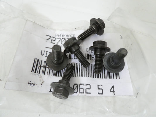 Per Peugeot scooter kit bullone bulloni bolt flangiato carrozzeria scooter M6X 1 X 18 727075 ludix sv
