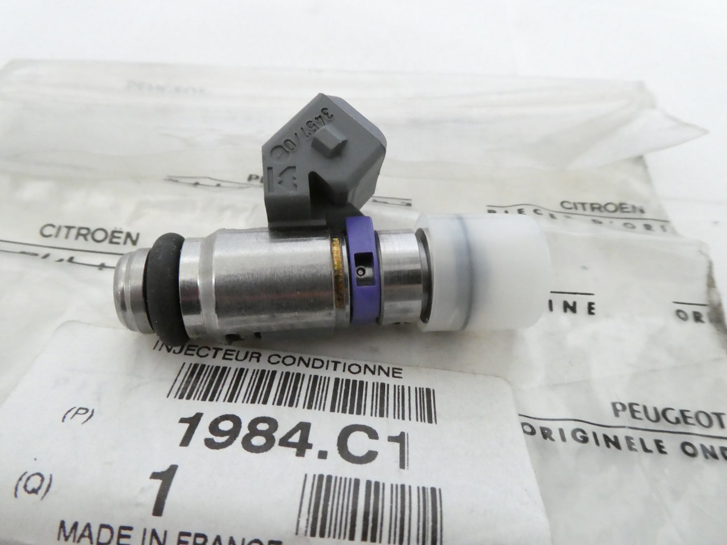 per peugeot 406 1995 2004 iniettore benzina injector fuel injektor injecteur 1984c1