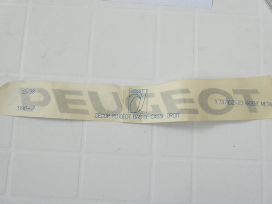 Per Peugeot scooter speedfight 50 adesivo posteriore destro sticker carena fairing argent metal 737162nk argent