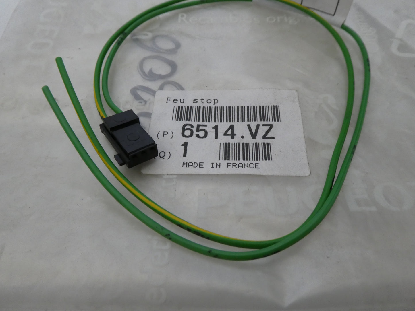 per peugeot 406 cablaggio cavo luce stop cable wiring  harness light faisceau 6514vz