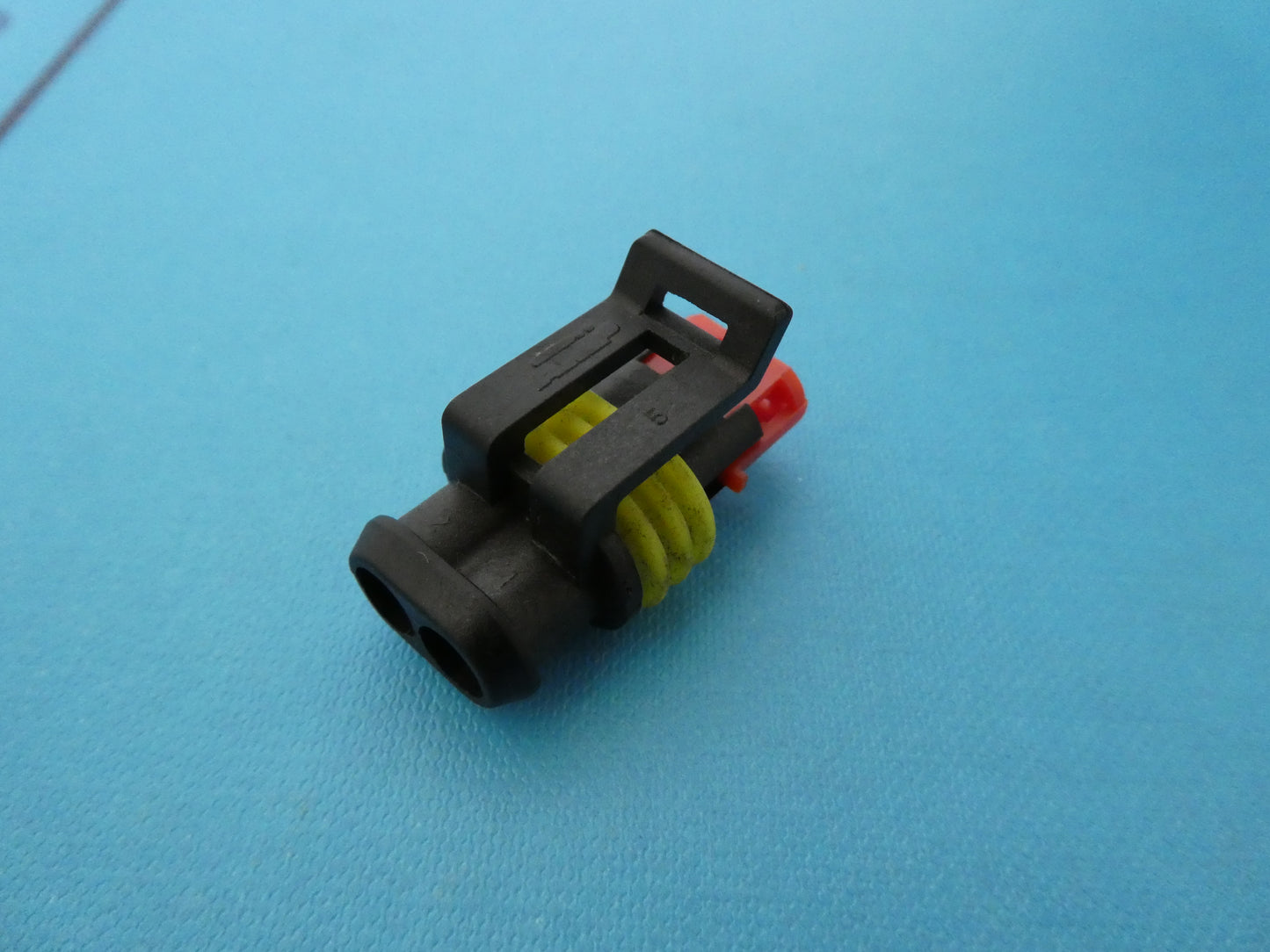 6542xn connector plug hsg 2 pos 6.00 waterproof connettore 2 spine impermeabile moto auto camion camper