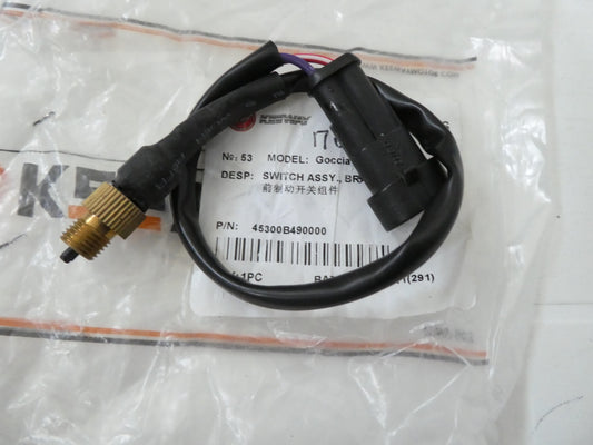 Per Keeway scooter Goccia 50 cavo interruttore stop SWITCH assy lever brake 45300B490000