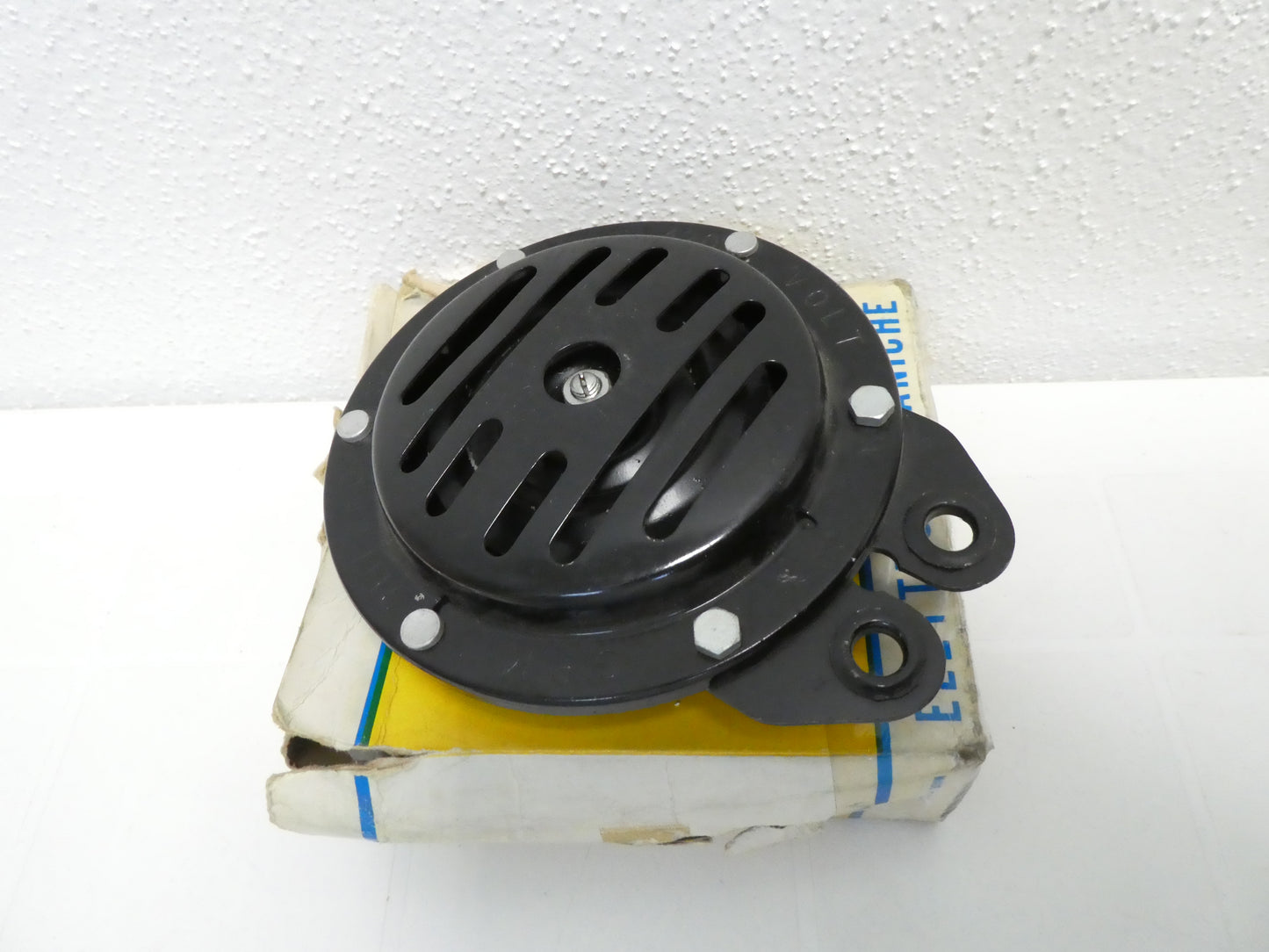 per fiat alfa romeo lancia autobianchi claxon clacson nero tromba auto motocarro horn 12v gpm