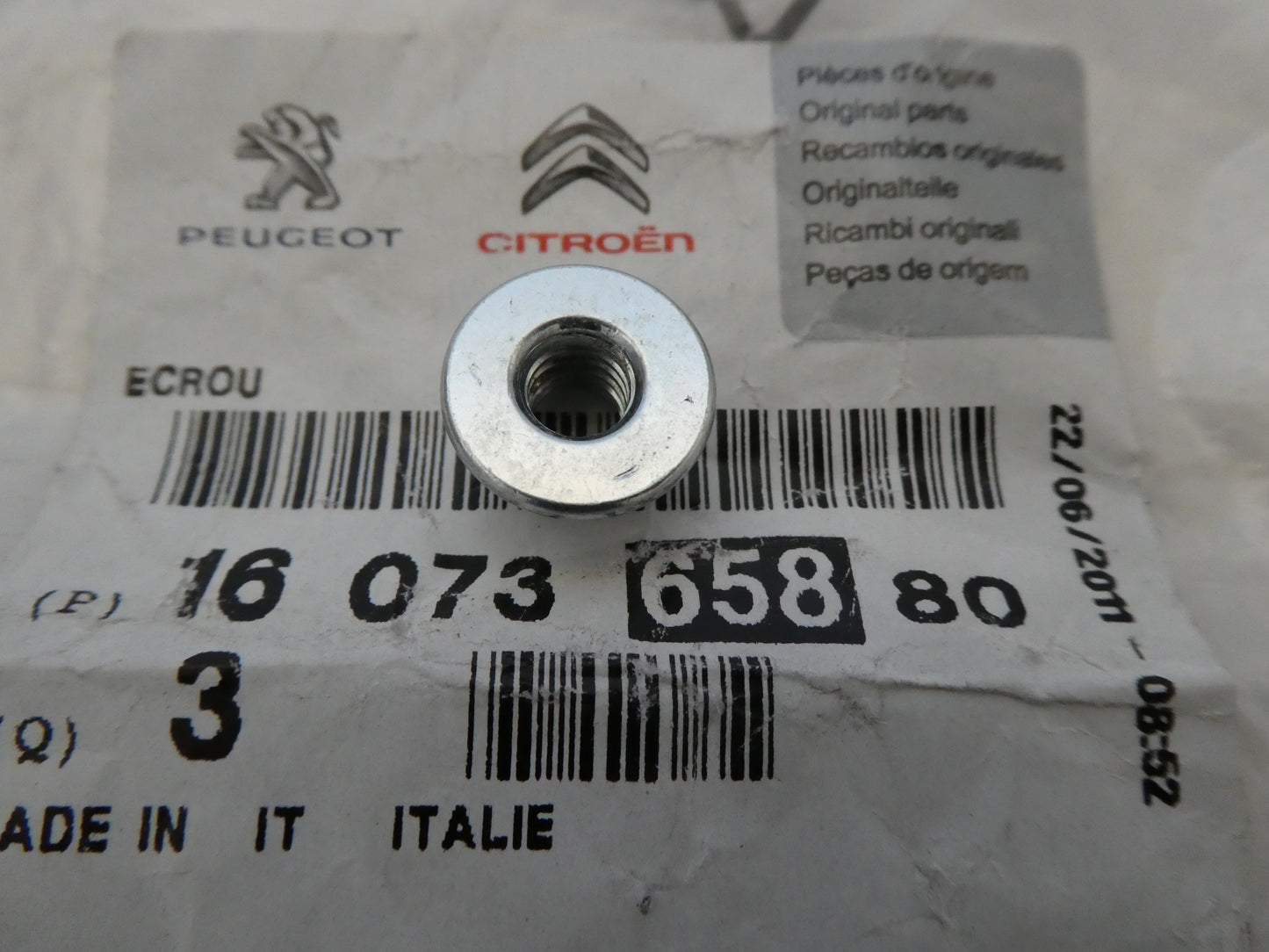 Copia del per peugeot citroen ds dado rondella speciale nut special ecrou fre 9204a1