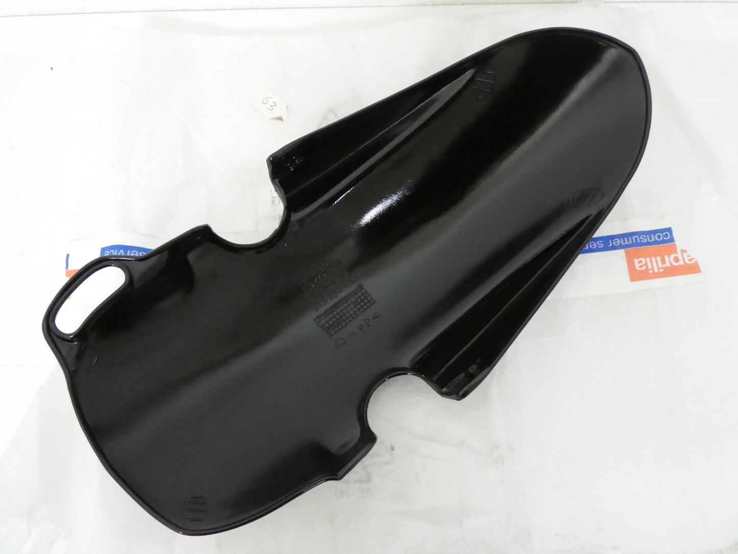 per aprilia sonic 50 aria H20 parafango anteriore nero front mudguard black 8226428