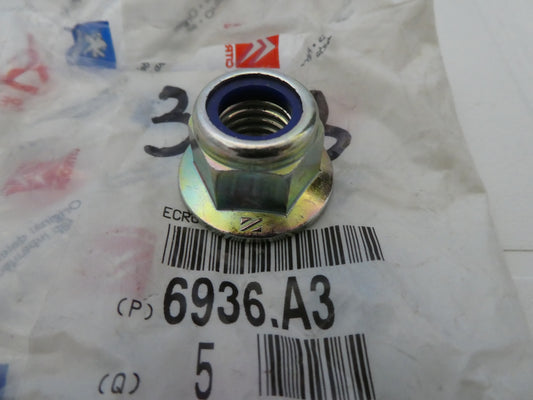 per peugeot citroen m 12 x 1,75 dado fissaggio nut fixing ecrou 6936a3