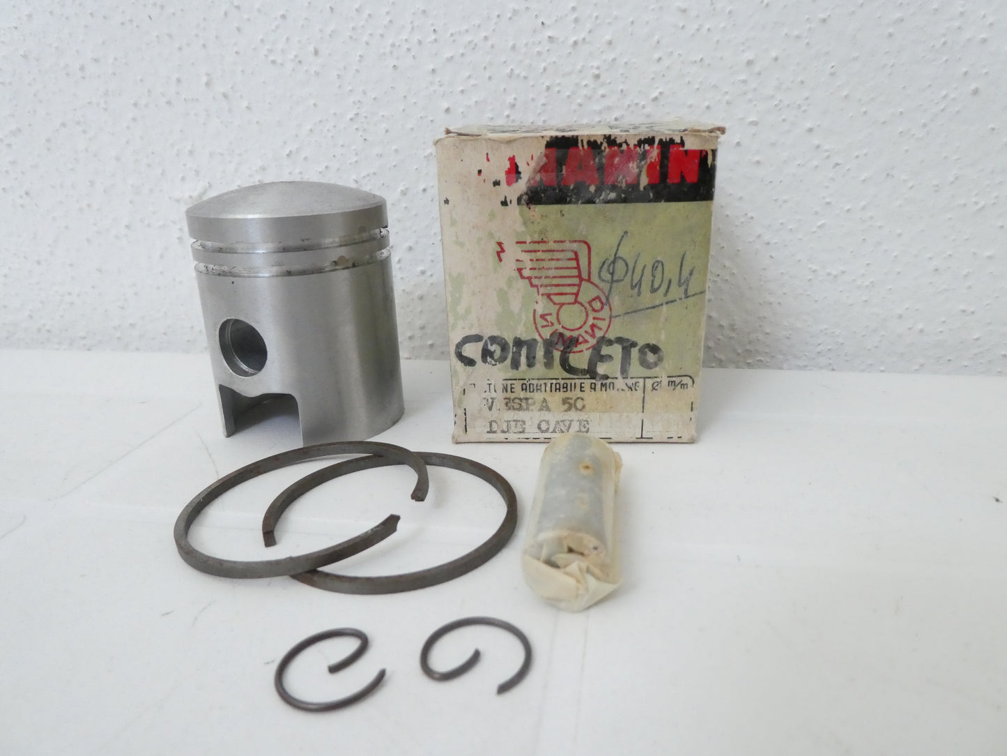 Per Piaggio vespa 50 L N R pistone fasce due cave per cilindro 40,4 piston for cilynder kolben art 454