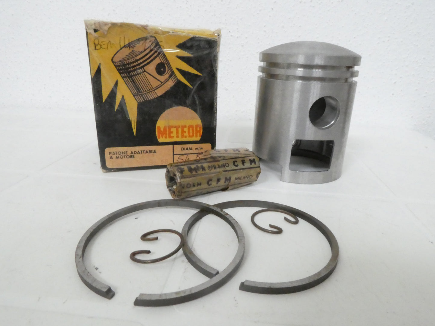 Per Benelli 125 sport 1956 2t moto pistone per cilindro fasce spinotto piston for cilynder kolbe 54,8