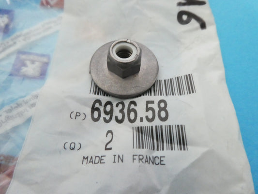 per peugeot citroen 693658 rondella dado carrozzeria ecrou nut fixing 6936.58